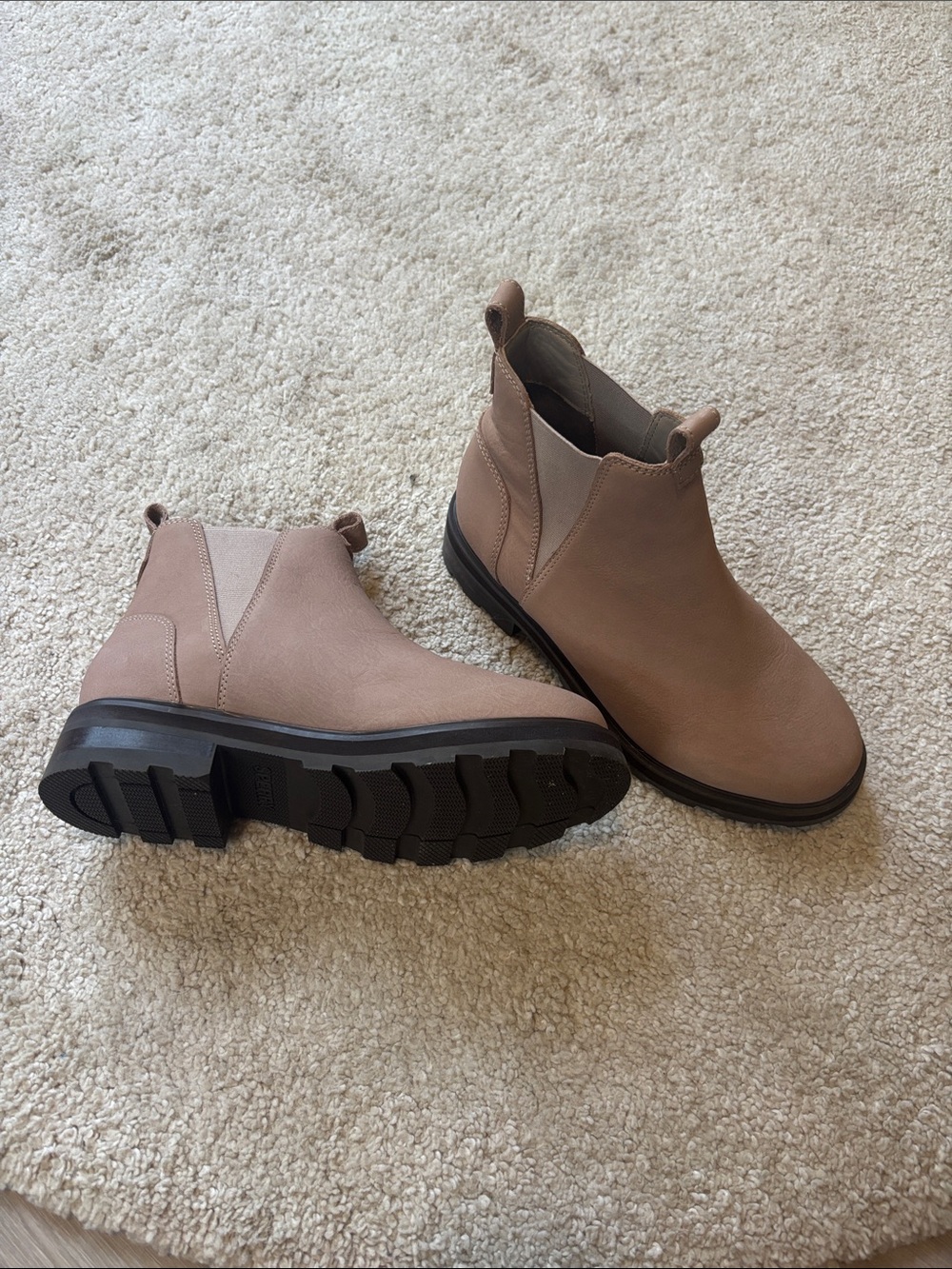 Sperry Taupe Chelsea Ankle Boots